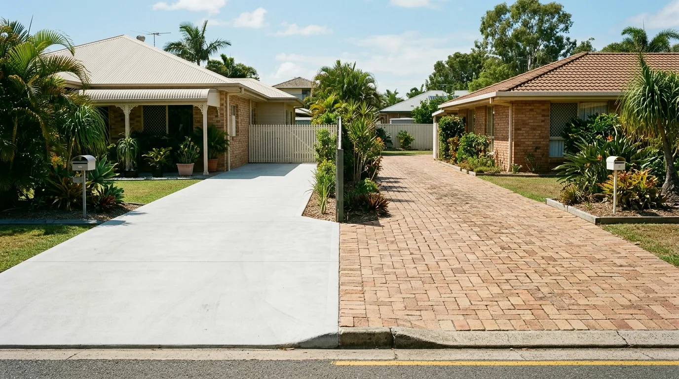 Concrete vs Pavers for a Driveway: An Honest Comparison