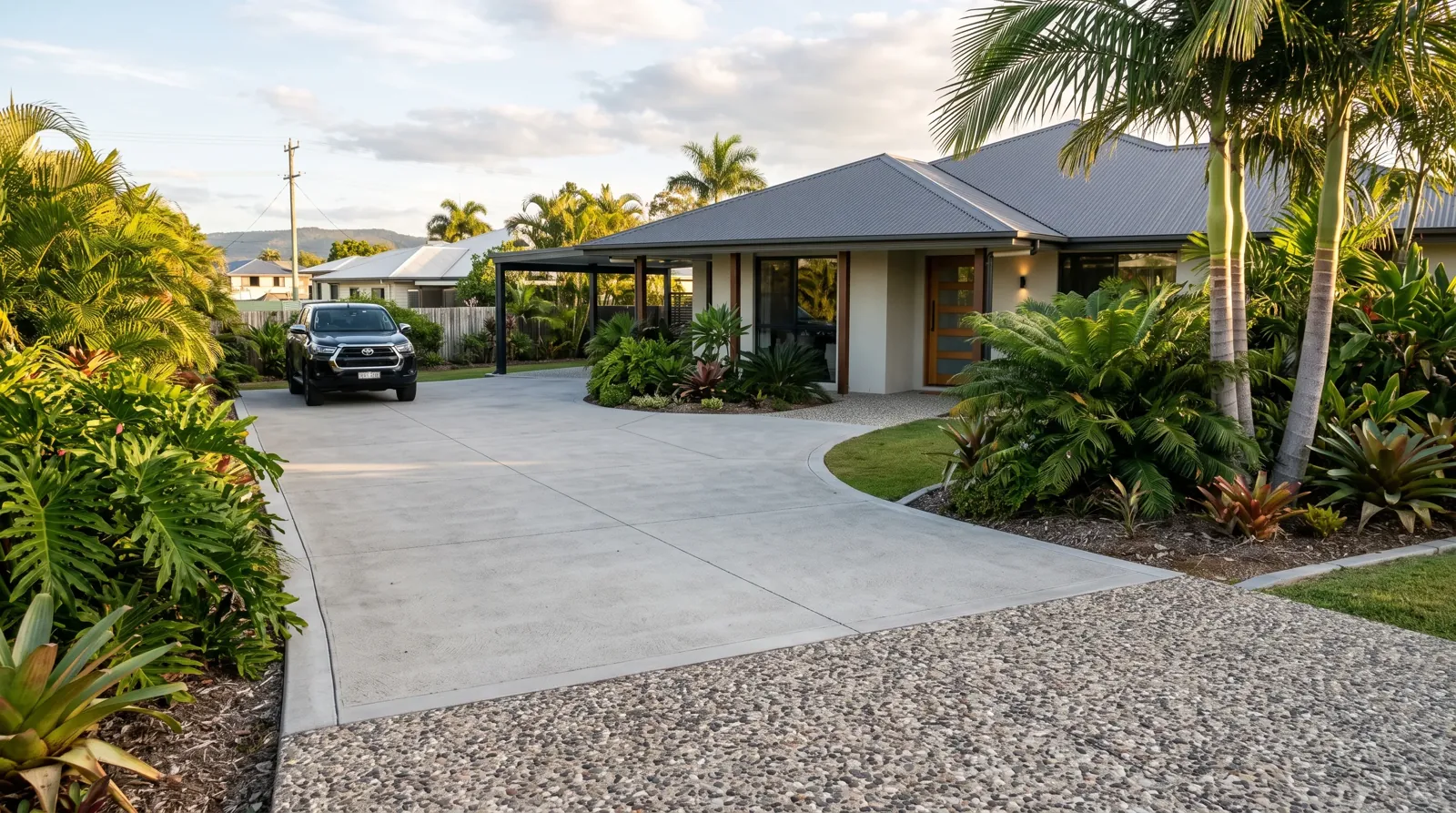 Concrete Driveways in Rockhampton by Rockhampton Concreting Co